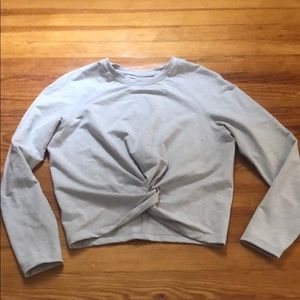 Lululemon cropped sweat shirt
